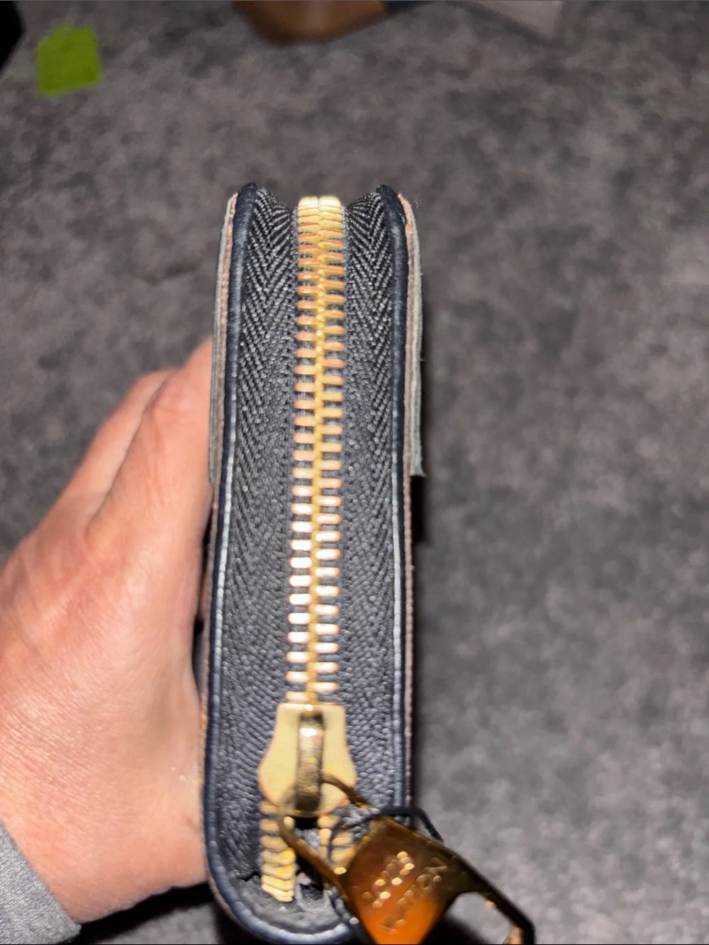 Louis Vuitton Monogram Zip-Around Wallet in Brown and Black